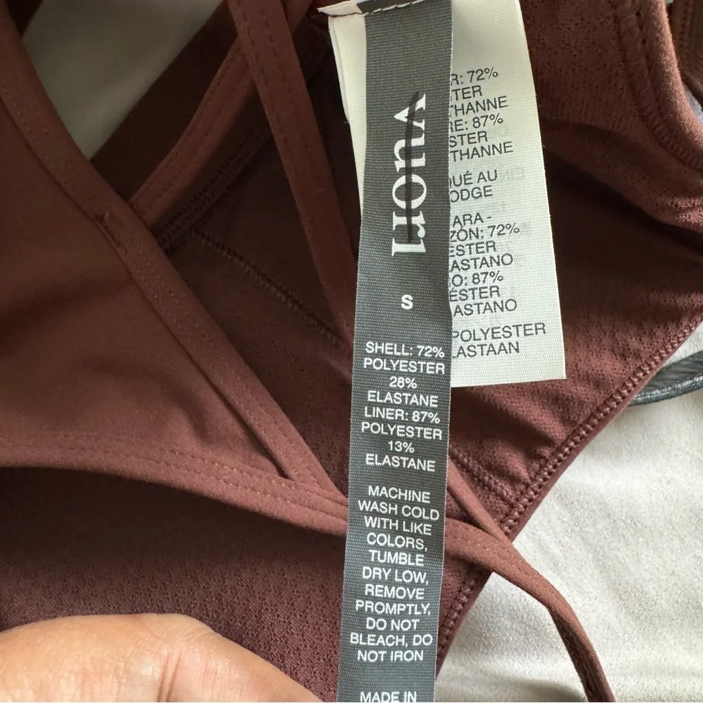 New Vuori Burgundy Mindset Sports Bra VW186 size Small - Picture 6 of 6